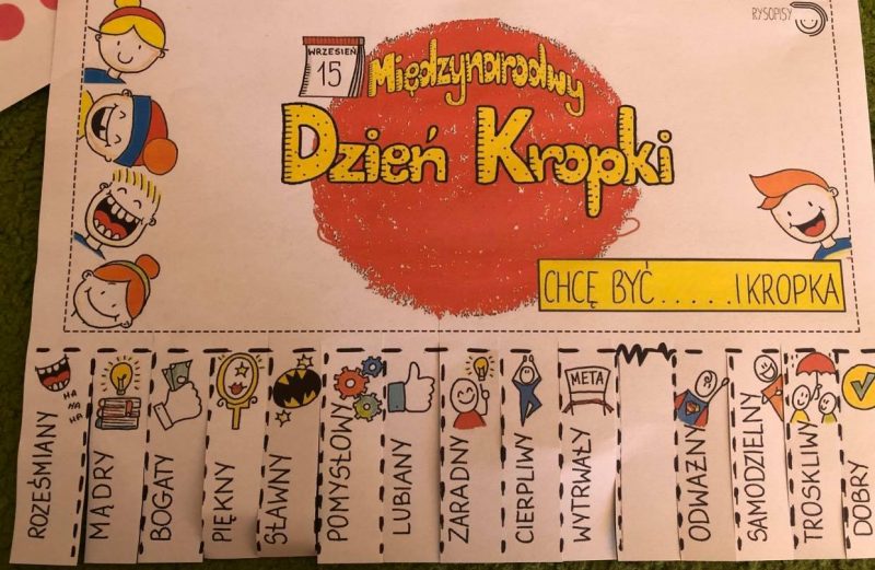 MIĘDZYNARODOWY DZIEŃ KROPKI W PRZEDSZKOLU