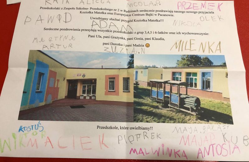 Przedszkolaki listy piszą…