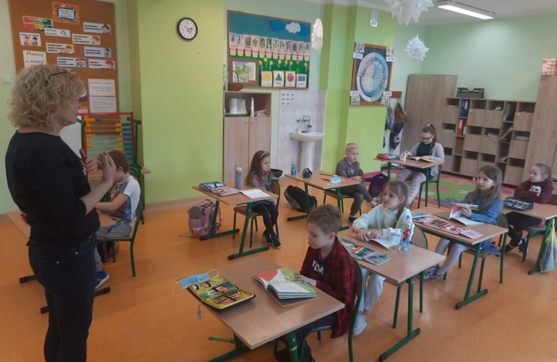 Warsztaty czytelnicze w kl.I