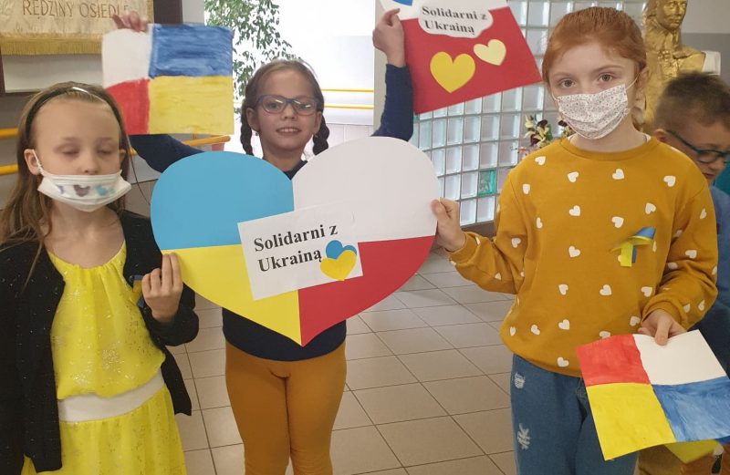 „Solidarni z Ukrainą” w ZSP nr 2 w Rędzinach