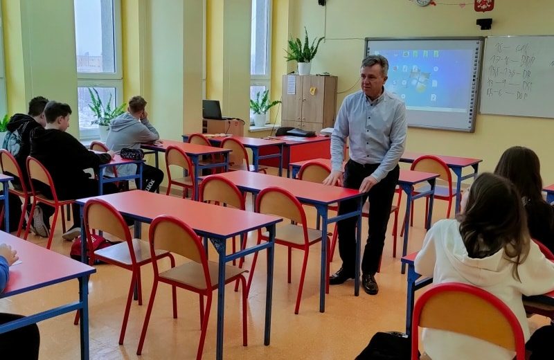 Warsztaty dotyczące wyboru zawodu w klasach ósmych