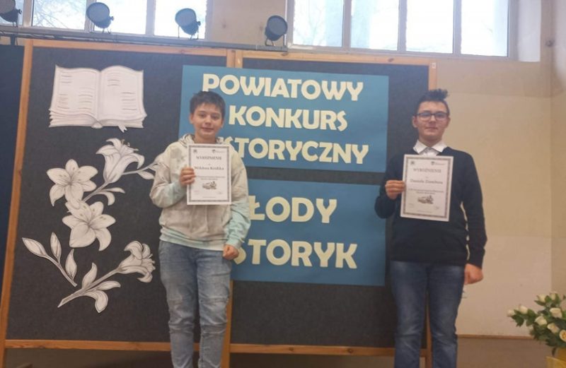 Sukces naszych Młodych Historyków.