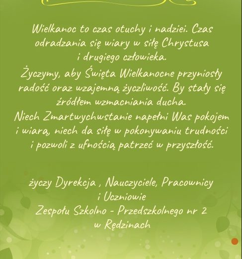 Życzenia wielkanocne