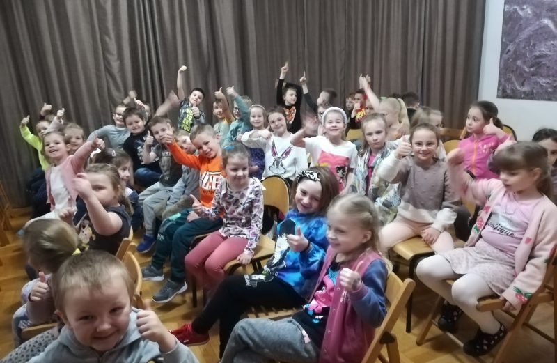 Wizyta Przedszkolaków w Gminnym Ośrodku Kultury