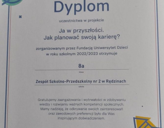 Projekt „Ja w przyszłości. Jak planować swoją karierę?”