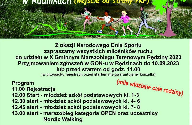 X Gminny Marszobieg Terenowy Rędziny 2023