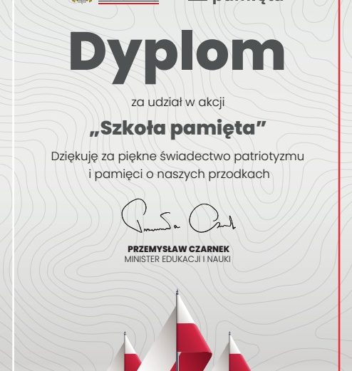 Szkoła pamięta 2023 –