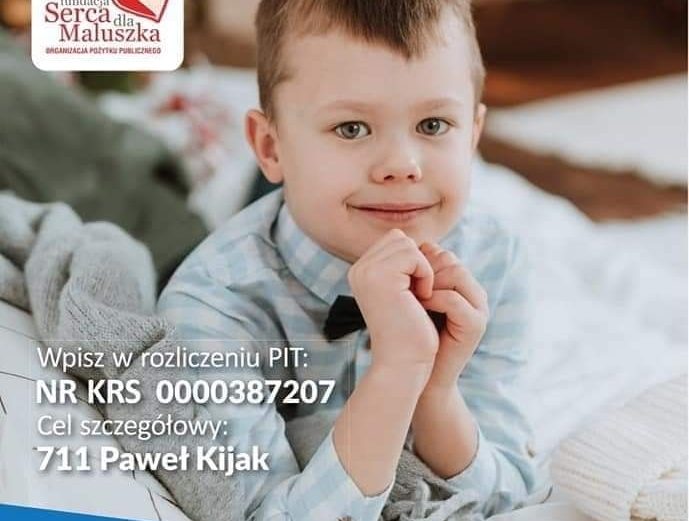 Podaruj 1.5 procenta dla Pawełka Kijaka