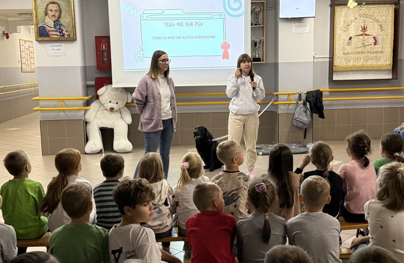 Trenerzy psów w naszej szkole