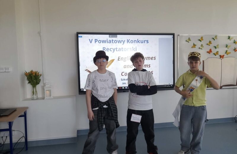 Powiatowy Konkurs Recytatorski z języka angielskiego